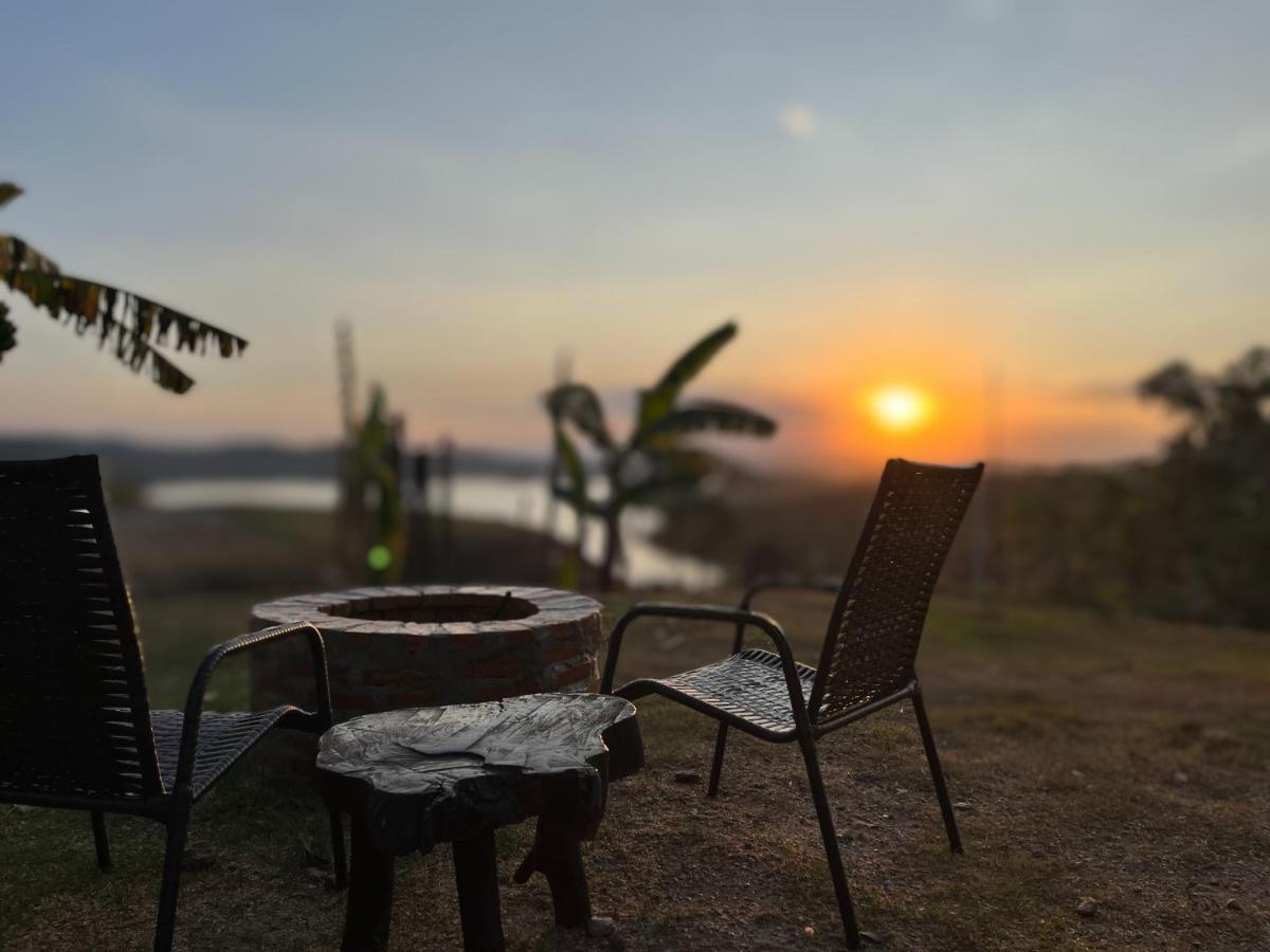 Chale Recanto - Ofuro, Banheira, Vista, Cachoeira E Lago Alexania Buitenkant foto